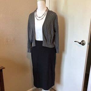 Copy Charming Lightweight Gray Cardigan Sweater